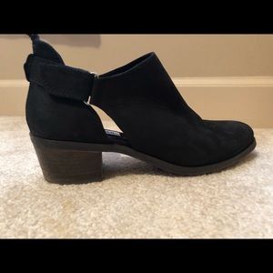 Steve Madden black booties.  Size 10